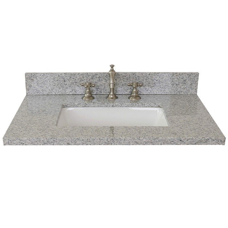 BELLATERRA 430002-31-GYR 31 INCH GRAY GRANITE COUNTERTOP WITH RECTANGLE SINK