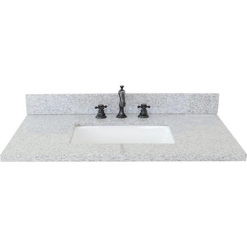 BELLATERRA 430002-37-GYR 37 INCH GRAY GRANITE COUNTERTOP WITH RECTANGLE SINK