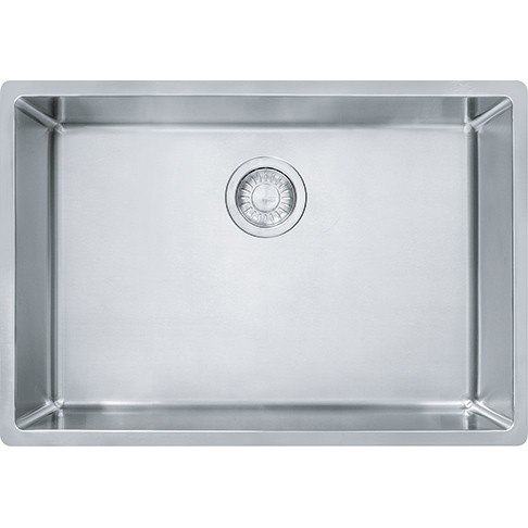 FRANKE CUX11025 CUBE 26-5/8 INCH UNDERMOUNT SINGLE BOWL STAINLESS STEEL KITCHEN SINK