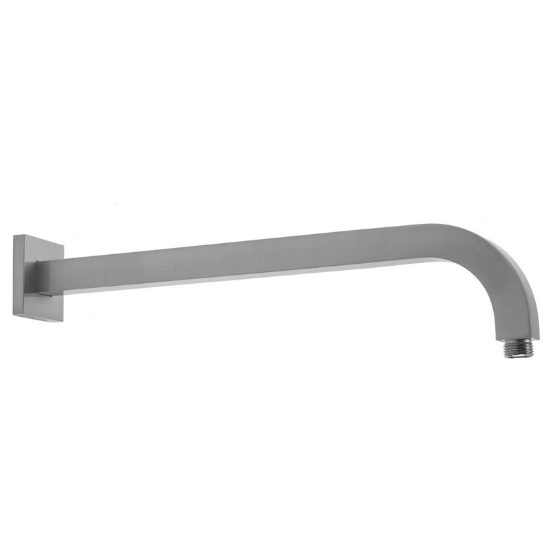 JACLO 8075 16 INCH 90° SQUARE ROUNDED SHOWERARM AND ESCUTCHEON