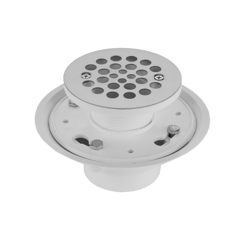 JACLO 86563 2 INCH OR 3 INCH PVC COMPLETE ROUND SHOWER DRAIN