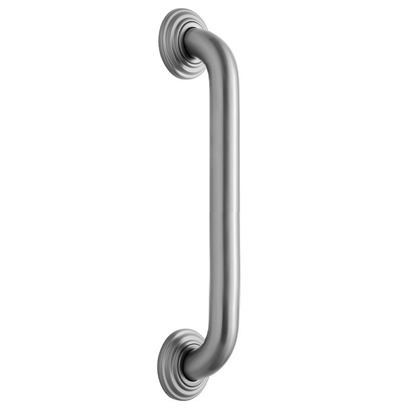 JACLO 2512 12 INCH DELUXE GRAB BAR WITH TRADITIONAL ROUND FLANGE