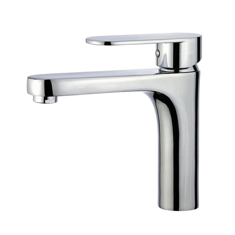 BELLATERRA 10167N-WO 7 INCH DONOSTIA SINGLE HANDLE BATHROOM VANITY FAUCET WITHOUT OVERFLOW