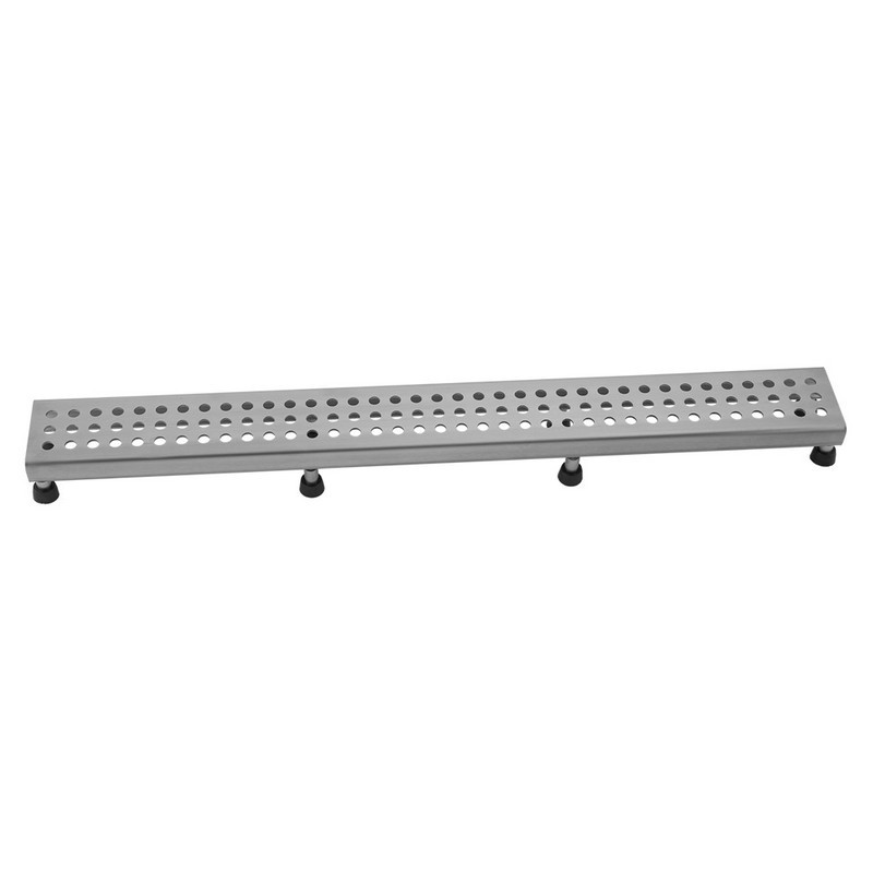 JACLO 6212-24 24 INCH CHANNEL DRAIN ROUND DOTTED GRATE