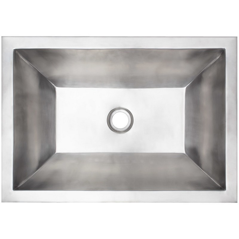 LINKASINK BLD106 BUILDER'S SERIES COCO SMOOTH 20.25 INCH DROP-IN OR UNDERMOUNT RECTANGLE BATHROOM SINK