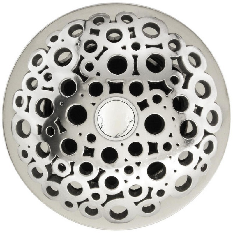 LINKASINK D017 PS-SCR03 LOOP GRID STRAINER WITH WHITE STONE SCREW