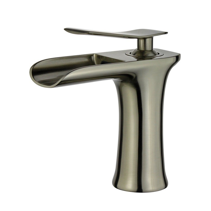 BELLATERRA 12119B1-WO 7 INCH LOGRONO SINGLE HANDLE BATHROOM VANITY FAUCET WITHOUT OVERFLOW