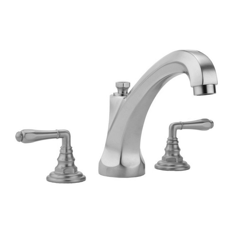 JACLO 6972-T674-TRIM WESTFIELD ROMAN TUB SET WITH HIGH SPOUT AND SMOOTH LEVER HANDLES