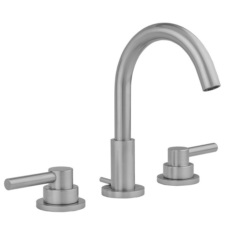 JACLO 8880-T632 UPTOWN CONTEMPO FAUCET WITH ROUND ESCUTCHEONS AND LOW CONTEMPO LEVER HANDLES