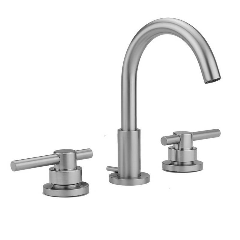 JACLO 8880-T638-0.5 UPTOWN CONTEMPO FAUCET WITH ROUND ESCUTCHEONS AND PEG LEVER HANDLES - 0.5 GPM