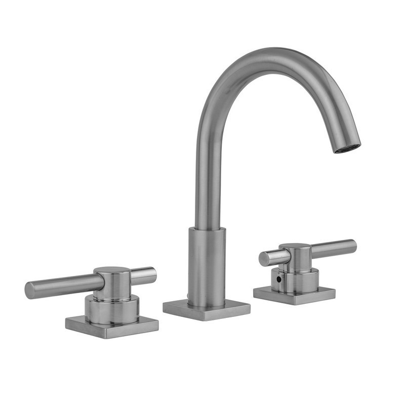 JACLO 8881-TSQ638 UPTOWN CONTEMPO FAUCET WITH SQUARE ESCUTCHEONS AND LOW PEG LEVER HANDLES
