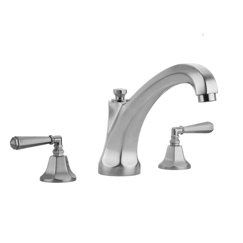 JACLO 6972-T685-TRIM ASTOR ROMAN TUB SET WITH HIGH SPOUT AND HEX LEVER HANDLES