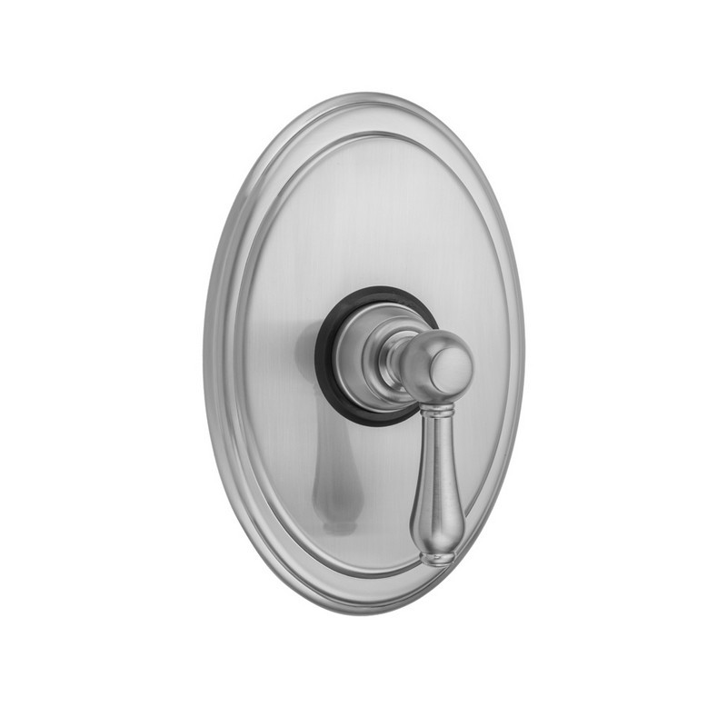 Polished Nickel Jaclo A294-TRIM-PN Oval Pressure Balance Valve with Half Hex Lever Handle 