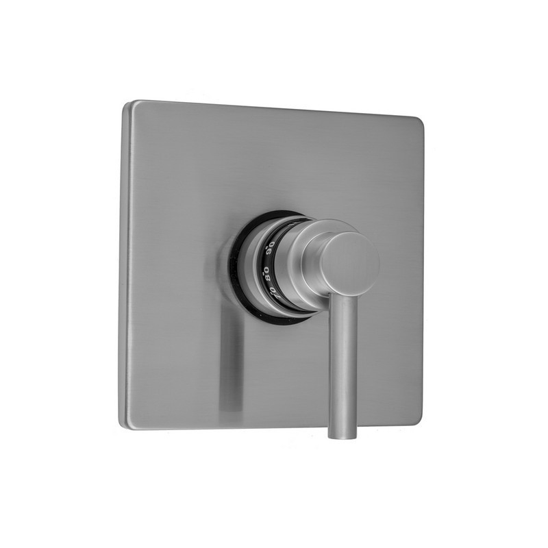 JACLO T432-TRIM SQUARE PLATE WITH CONTEMPO LOW LEVER TRIM FOR THERMOSTATIC VALVES (J-TH34 AND J-TH12)