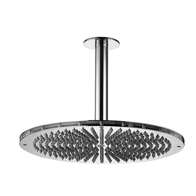 JACLO 16R-RC-PCH 16 INCH 1-FUNCTION CIRCOLARE RAIN CANOPY SHOWERHEAD IN POLISHED CHROME