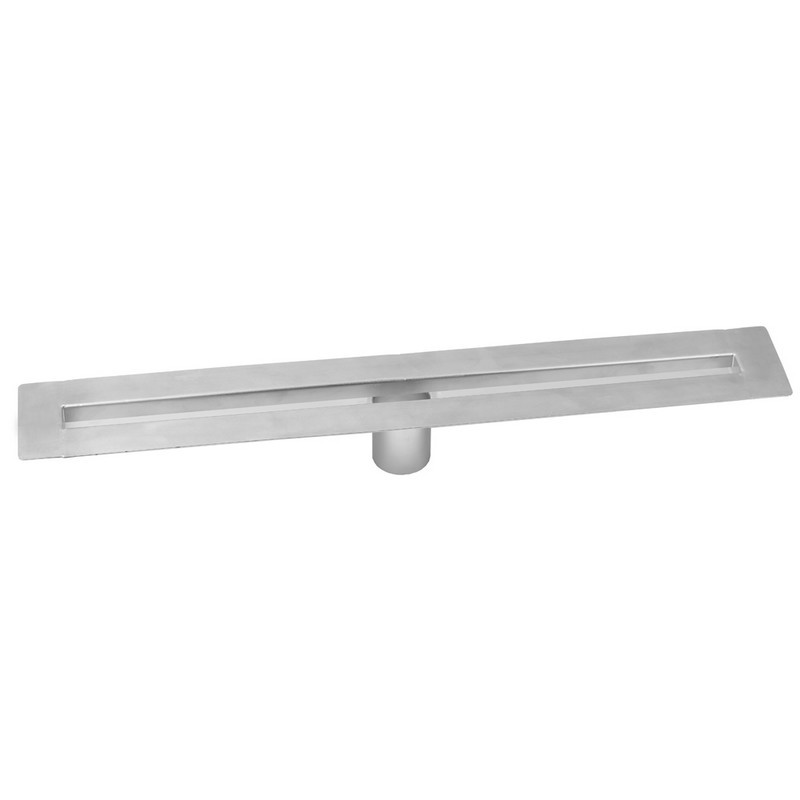 JACLO 83224-BSS 24 INCH ZERO EDGE SLIM CHANNEL DRAIN BODY IN BRUSHED STAINLESS