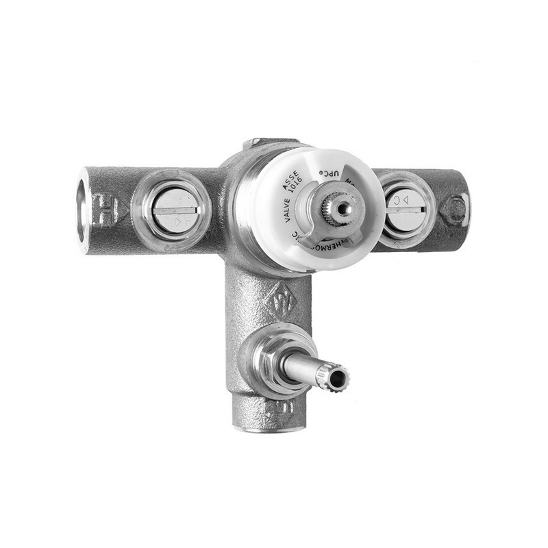 JACLO J-THVC12 1/2 INCH THERMOSTATIC VALVE WITH INTEGRAL VOLUME CONTROL