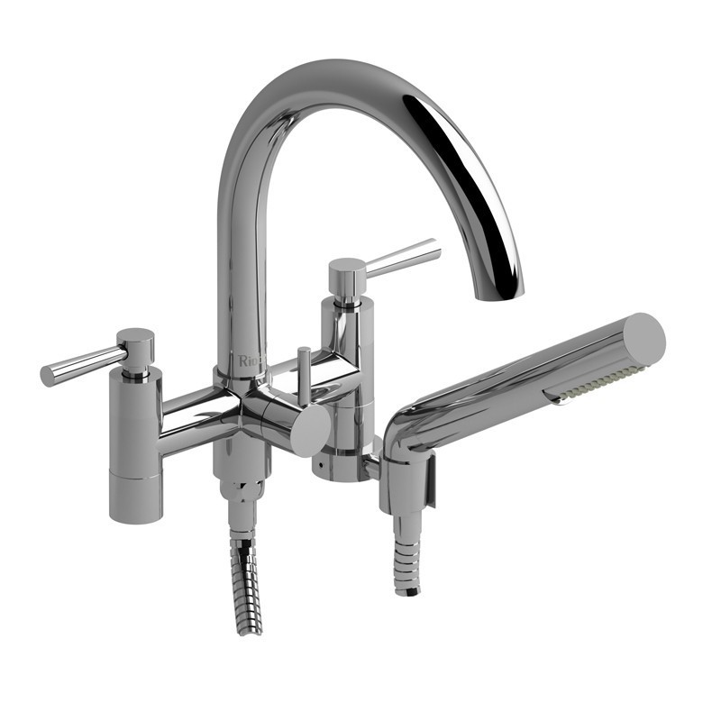 RIOBEL PA06L PALLACE 6 INCH TUB FILLER WITH HAND SHOWER