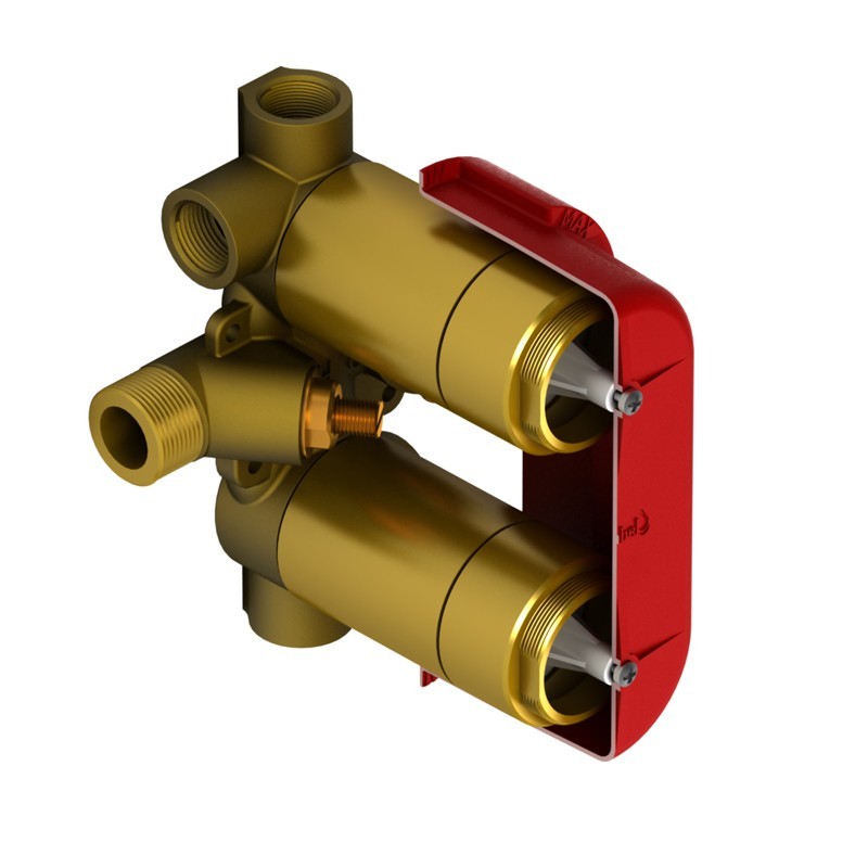 RIOBEL R46 4-WAY TYPE T/P (THERMOSTATIC/PRESSURE BALANCE)  INCH COAXIAL VALVE ROUGH