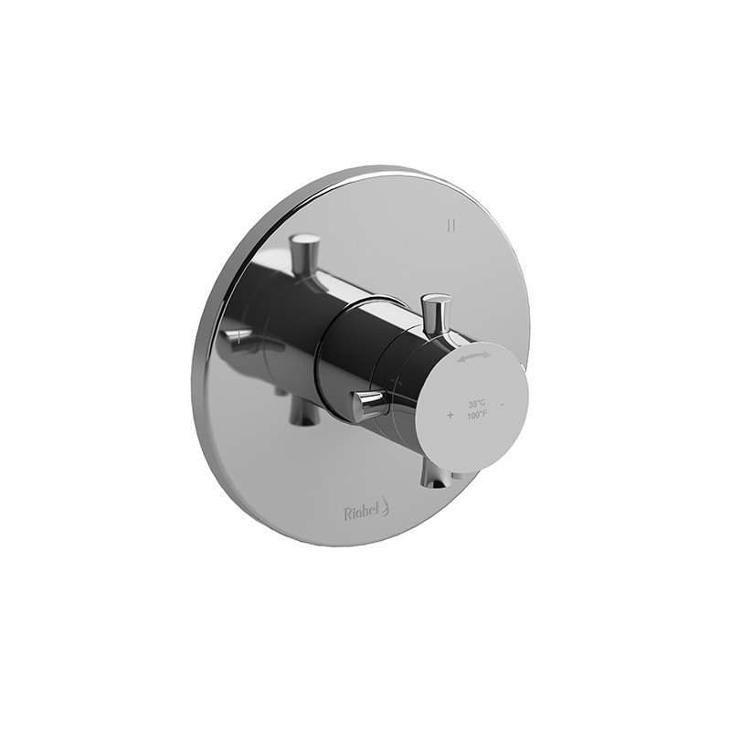 RIOBEL TEDTM47+ EDGE 3-WAY NO SHARE TYPE T/P (THERMOSTATIC/PRESSURE BALANCE) COAXIAL VALVE TRIM