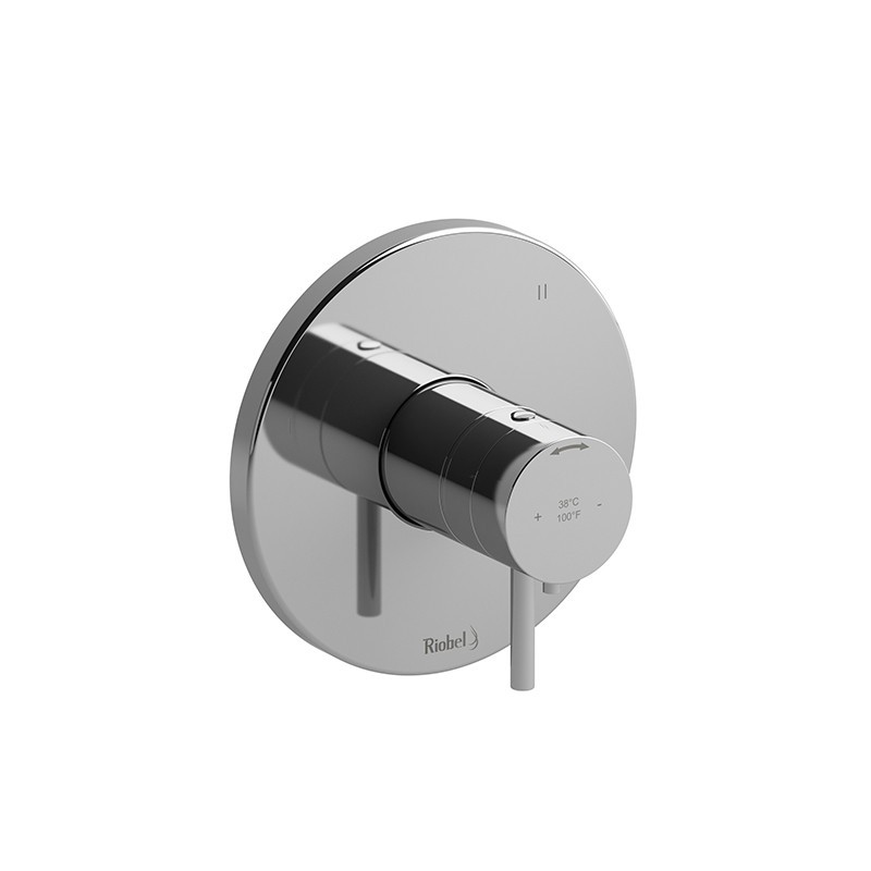 RIOBEL TPATM47 PALLACE 3-WAY NO SHARE TYPE T/P (THERMOSTATIC/PRESSURE BALANCE) COAXIAL VALVE TRIM