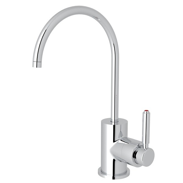 ROHL G7545LM-2 ITALIAN KITCHEN SAN JULIO CONTEMPORARY C-SPOUT HOT WATER FAUCET WITH METAL LEVER