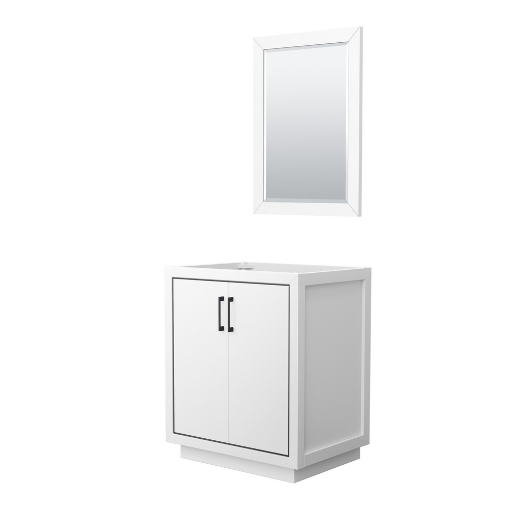 WYNDHAM COLLECTION WCF111130SCXSXXM ICON 29 1/4 INCH FREESTANDING SINGLE SINK BATHROOM VANITY CABINET ONLY