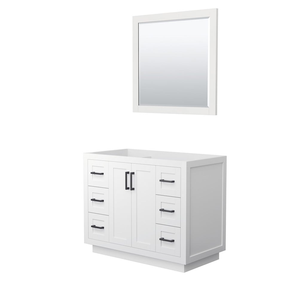 WYNDHAM COLLECTION WCF292942SCXSXXM MIRANDA 41 1/4 INCH FREESTANDING SINGLE SINK BATHROOM VANITY CABINET ONLY