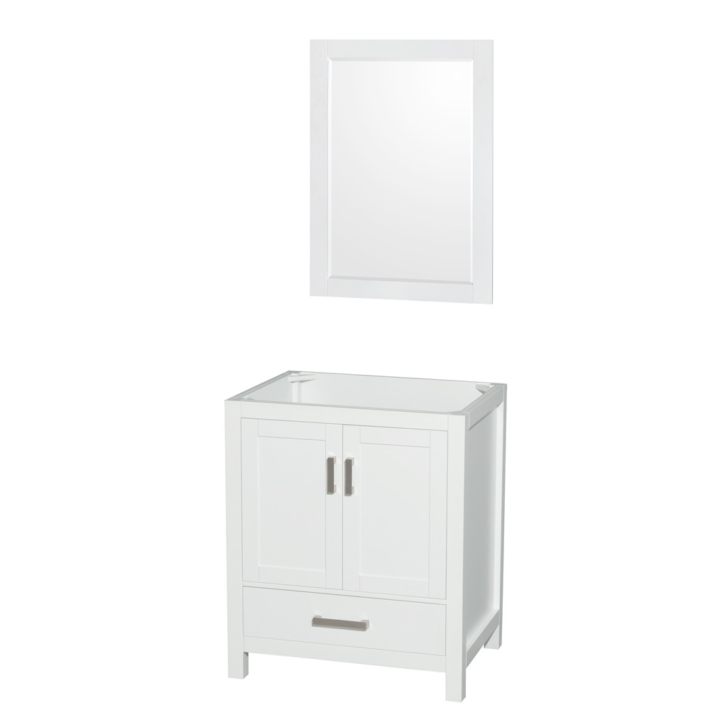 WYNDHAM COLLECTION WCS141430SCXSXXM SHEFFIELD 29 INCH FREESTANDING SINGLE SINK BATHROOM VANITY CABINET ONLY