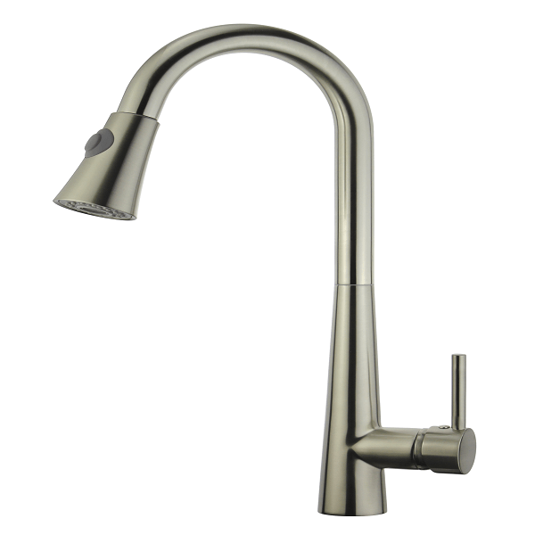 LEGION FURNITURE ZK88402AB-BN UPC KITCHEN FAUCET WITH DECK PLATE IN BRUSHED NICKEL