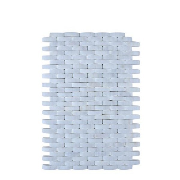LEGION FURNITURE MS-STONE08 MOSAIC WITH STONE IN OFF WHITE