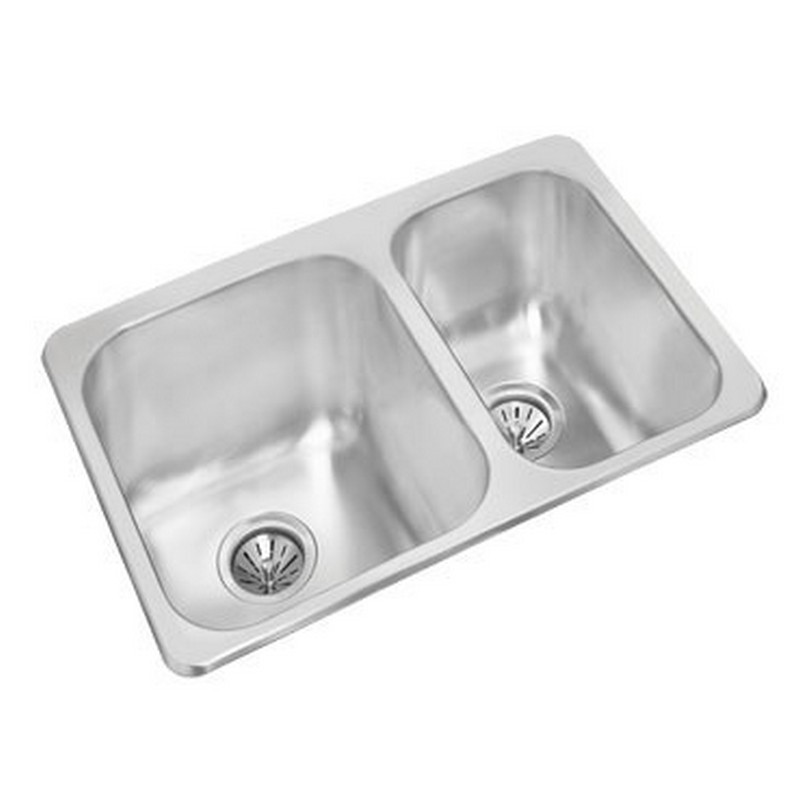 NOVANNI JER1827D8 ELITE 27 1/4 INCH STAINLESS STEEL ONE AND A HALF BOWL KITCHEN SINK