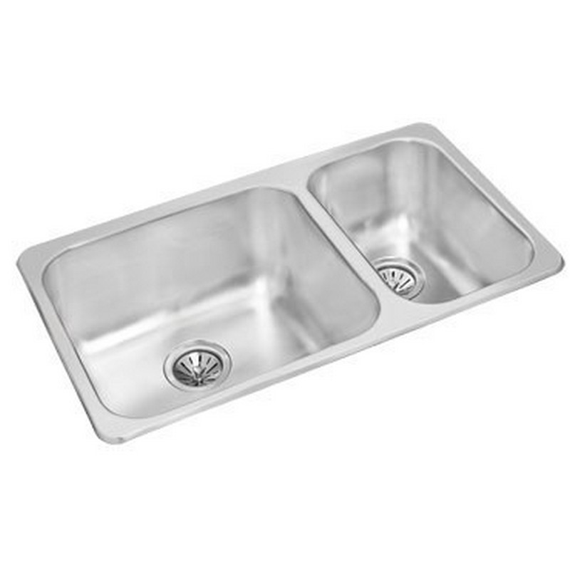 NOVANNI JER1831D8 ELITE 31 1/2 INCH STAINLESS STEEL ONE AND A HALF BOWL KITCHEN SINK