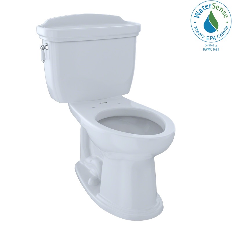TOTO CST754EF ECO DARTMOUTH 28 1/8 INCH TWO-PIECE ELONGATED 1.28 GPF UNIVERSAL HEIGHT TOILET