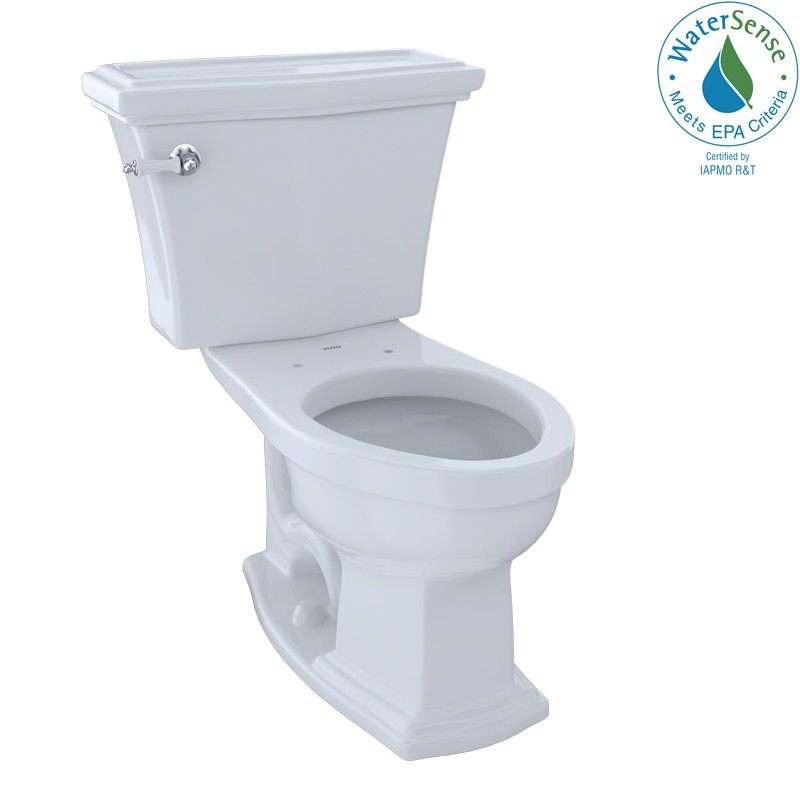 TOTO CST784EF ECO CLAYTON 28 7/8 INCH TWO-PIECE ELONGATED 1.28 GPF UNIVERSAL HEIGHT TOILET