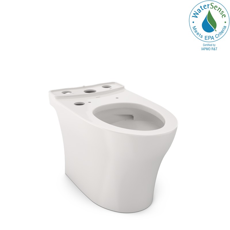 TOTO CT446CEGNT40 AQUIA IV 15 1/2 INCH WASHLET+ ELONGATED SKIRTED TOILET BOWL WITH CEFIONTECT