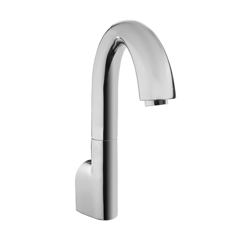 TOTO TEL163-D20 8 7/8 INCH 0.35 GPM GOOSENECK WALL-MOUNT ECOPOWER ELECTRONIC TOUCHLESS SENSOR BATHROOM FAUCET