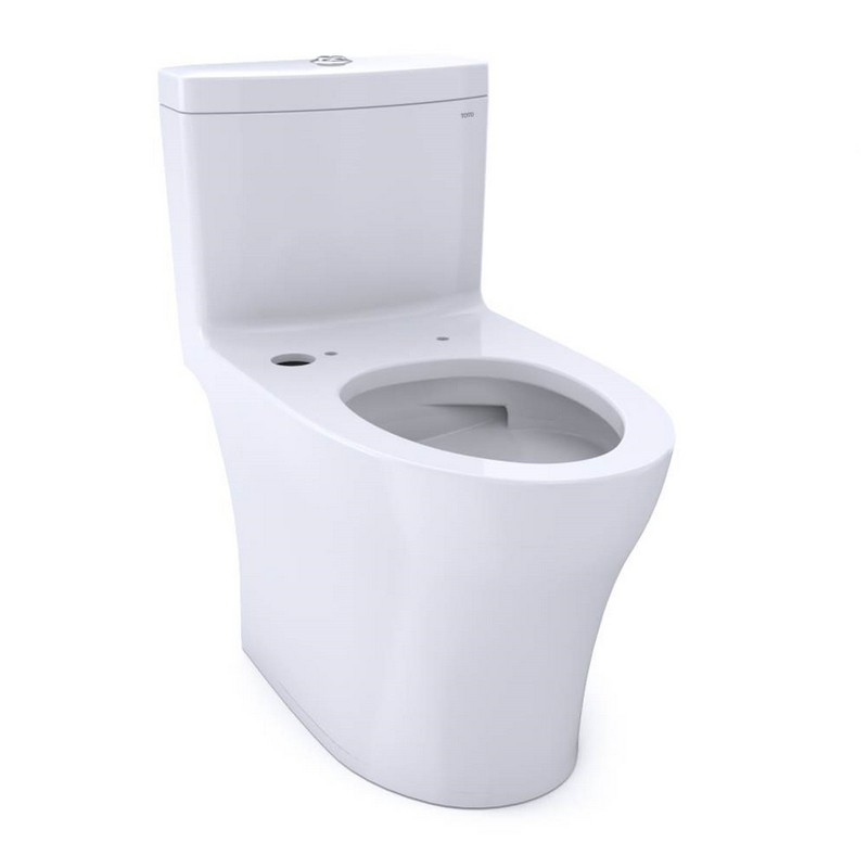 TOTO CST646CUMFGAT40#01 AQUIA IV ONE-PIECE ELONGATED DUAL FLUSH 1.0 AND 0.8 GPF WASHLET + AND AUTO FLUSH READY TOILET WITH CEFIONTECT IN COTTON WHITE