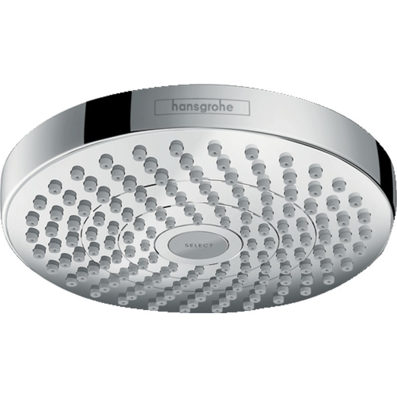 HANSGROHE 043880 CROMA SELECT S 7 3/8 INCH TWO JET 1.8 GPM SHOWERHEAD