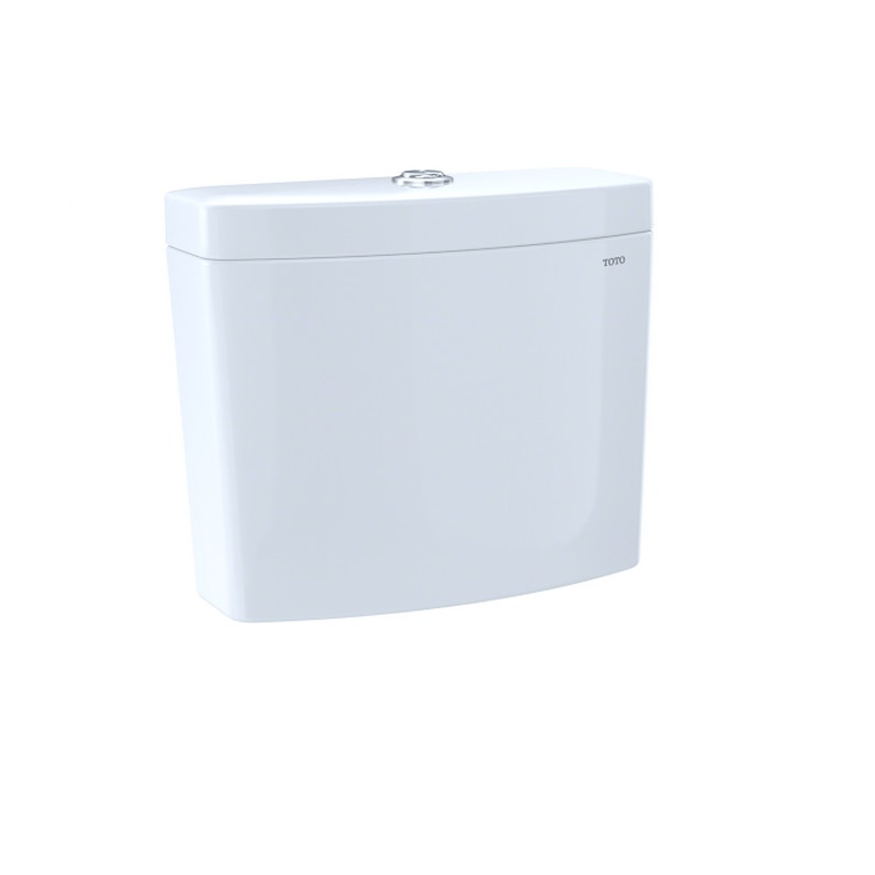TOTO ST446UMA#01 Aquia IV 1G Dual Flush 1.0 & 0.8 GPF Toilet Tank w/WASHLET Cotton White Auto Flush Compatibility 