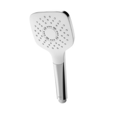 TOTO TBW02010U4 G SERIES SQUARE SINGLE SPRAY 4 INCH 1.75 GPM HANDSHOWER WITH COMFORT WAVE TECHNOLOGY
