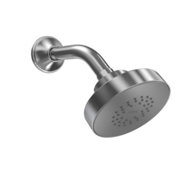 TOTO TS360A15#CP OBERON 4-1/8 INCH WALL-MOUNT SINGLE-FUNCTION ROUND SHOWERHEAD IN POLISHED CHROME