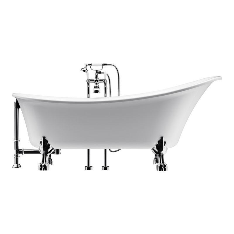 A&E BATH AND SHOWER BT-830 DORYA 69 INCH FREESTANDING TUB WITH FAUCET