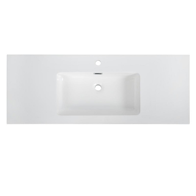 48 Inch Solid Surface Resin Vanity Top, Vanity Top With Sink 48 Inch