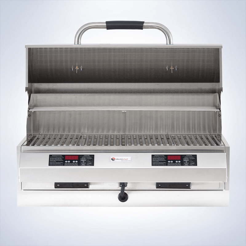 ELECTRICHEF 4400-EC-448-IM-D-32 RUBY 32 INCH MARINE BUILT-IN 5280 WATT ELECTRIC BBQ GRILL WITH DUAL TEMPERATURE CONTROL - STAINLESS STEEL