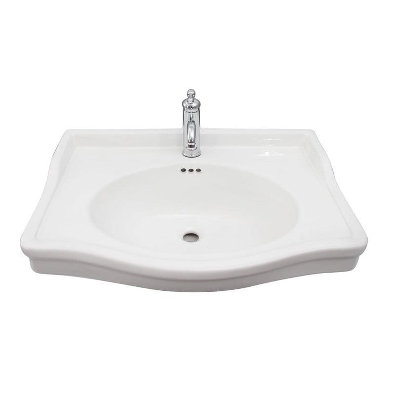 BARCLAY 4-1912WH ENSAL 21 3/4 INCH WALL HUNG BATHROOM SINK