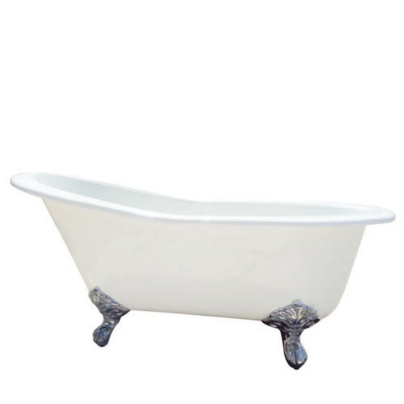 BARCLAY CTSN57I-WH GISELLE 57 INCH GISELLE CAST IRON SLIPPER BATHTUB