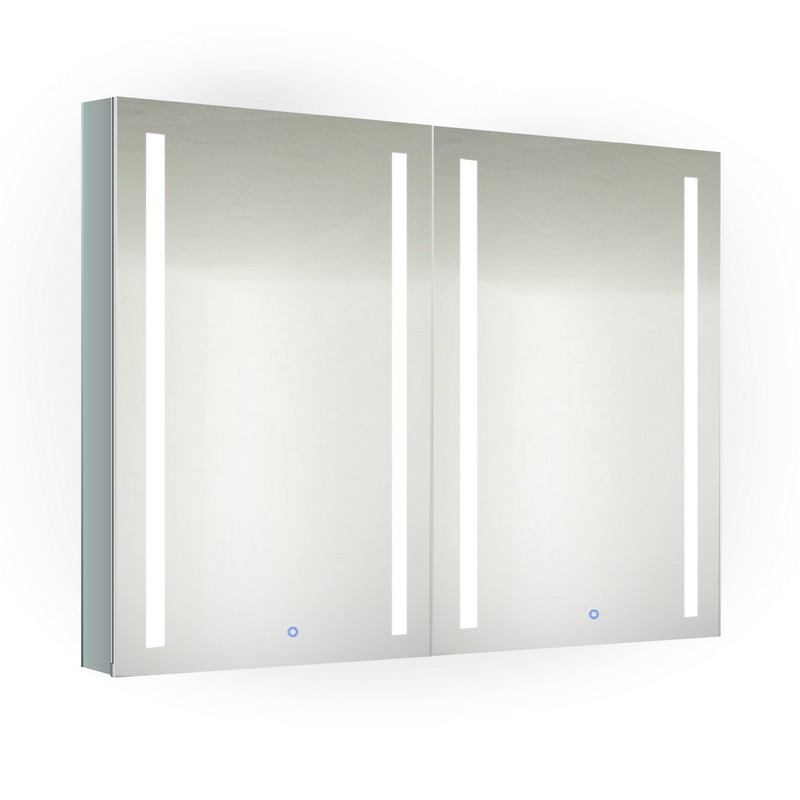 KRUGG KINETIC4030D KINETIC 40 X 30 INCH LED MEDICINE CABINET WITH DUAL SWINGING DOOR