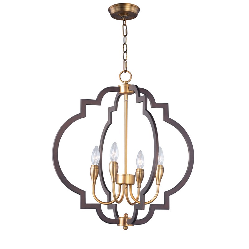 MAXIM LIGHTING 20293OIAB CREST 22 1/4 INCH CEILING-MOUNTED INCANDESCENT CHANDELIER LIGHT