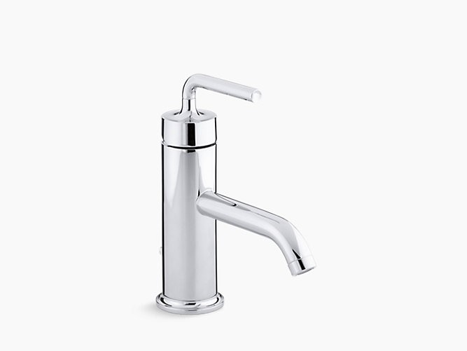 KOHLER K-14402-4A PURIST SINGLE HOLE BATHROOM FAUCET - FREE METAL POP-UP DRAIN ASSEMBLY WITH PURCHASE